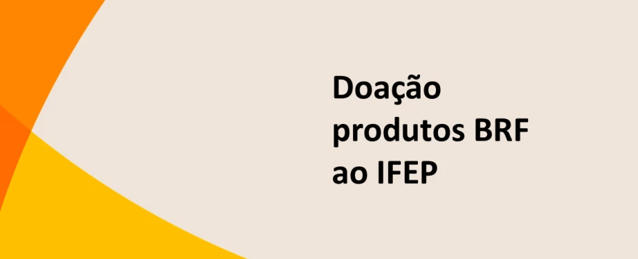Ação Voluntários - Doações IFEPE
