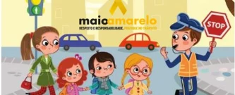 Maio Amarelo - Educação Infantil sobre Segurança no Trânsito