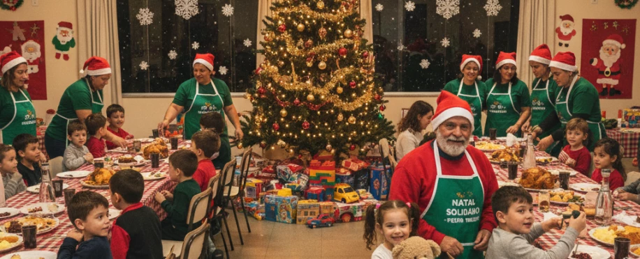 A magia do Natal  solidario acontece aqui!!!