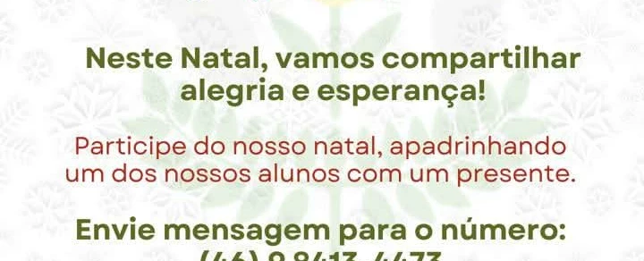 Presentes de Amor, Natal solidário APAE Dois Vizinhos