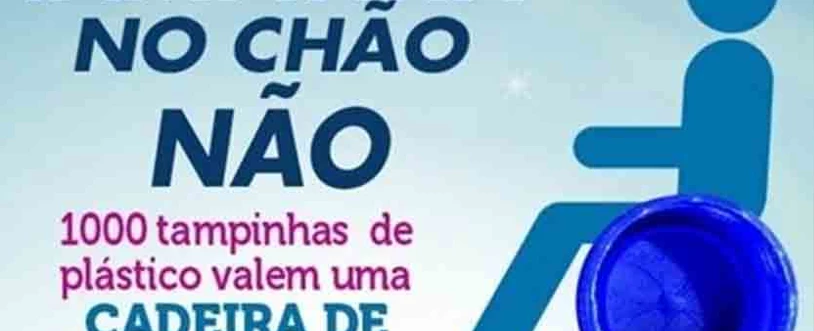 Junte tampinhas, doe esperança!