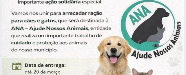 Evento Solidário para a Organização ANA (Ajude Nossos Animais)