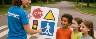 Ação Voluntária - Sinal Verde para a Conscientização!