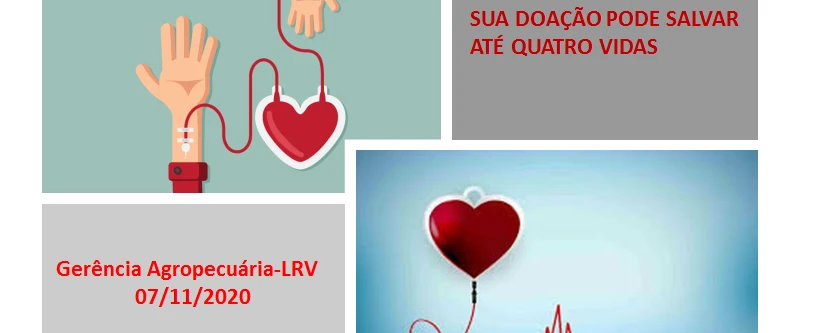 Doação de Sangue Gerência Agropecuária- LRV