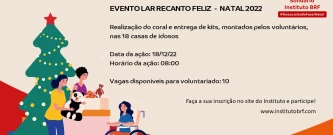 Ceia de Natal Lar Recanto Feliz