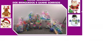 NATAL SOLIDÁRIO DOE BRINQUEDOS E GANHE SORRISOS