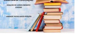 Campanha Educação: doação de materiais