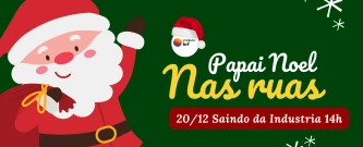 Papai Noel nas Ruas