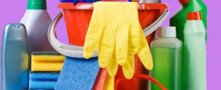 Doe para quem precisa - Material de limpeza e alimentos