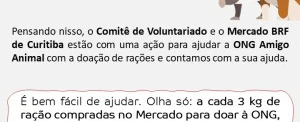 Ação Comitê de Voluntariado de Curitiba + Mercado BRF CWB