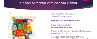 3ª Idade: Alimentar com cuidado e amor