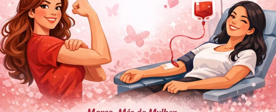 A Força Feminina que Transforma Vidas – Doe Sangue!