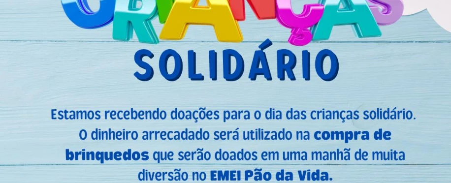 Dia das Crianças Solidário