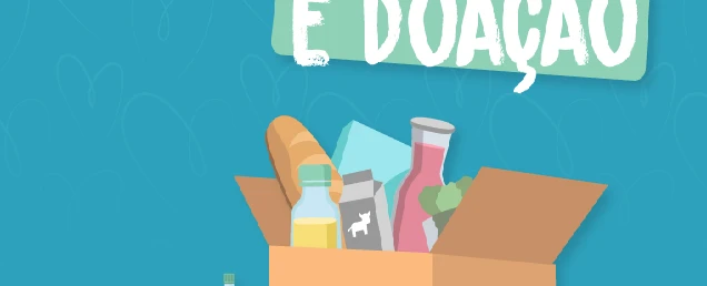 Arrecadação de alimentos e materiais de limpeza - CD Uberlândia