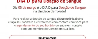 Dia D para Doação de Sangue