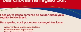 SOS - Doação para as famílias da região Sul - Filial Salvador BA/SE