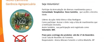 Gincana do Bem - Ação de Natal Agro: Comunidade Terapêutica Novo Caminho