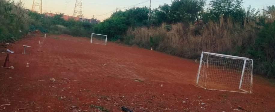 Preparação  Espaço Esportivo Comunitário