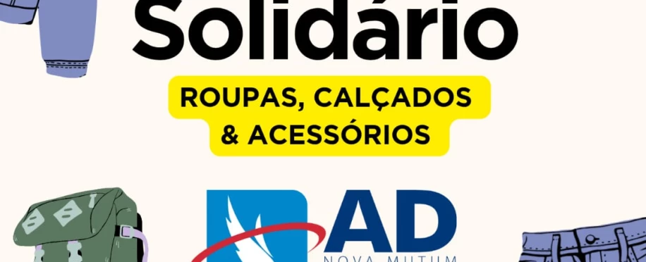 Bazar Solidário Mãos que ajudam