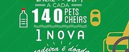 Arrecadação de tampas plásticas, lacres de metal e cartelas de medicamentos