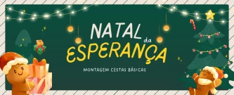 Arrecação de alimentos para confecção de cestas básicas