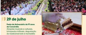 Corte e Servimento Aniversário do Município