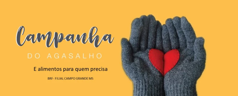 Campanha do agasalho e alimentos para quem precisa