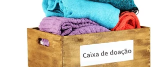 Doação de roupas ao Bezerra de Menezes