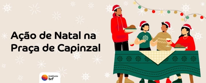 Ação de Natal na Praça de Capinzal