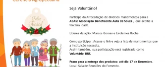 Gincana do Bem - Ação de Natal ABAS Terceira Idade- Agro