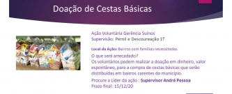 Doação de Cestas Básicas