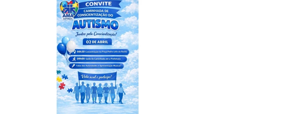 Caminhada de Conscientização pelo Autismo